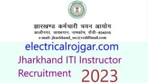 jharkhand iti instructor vacancy