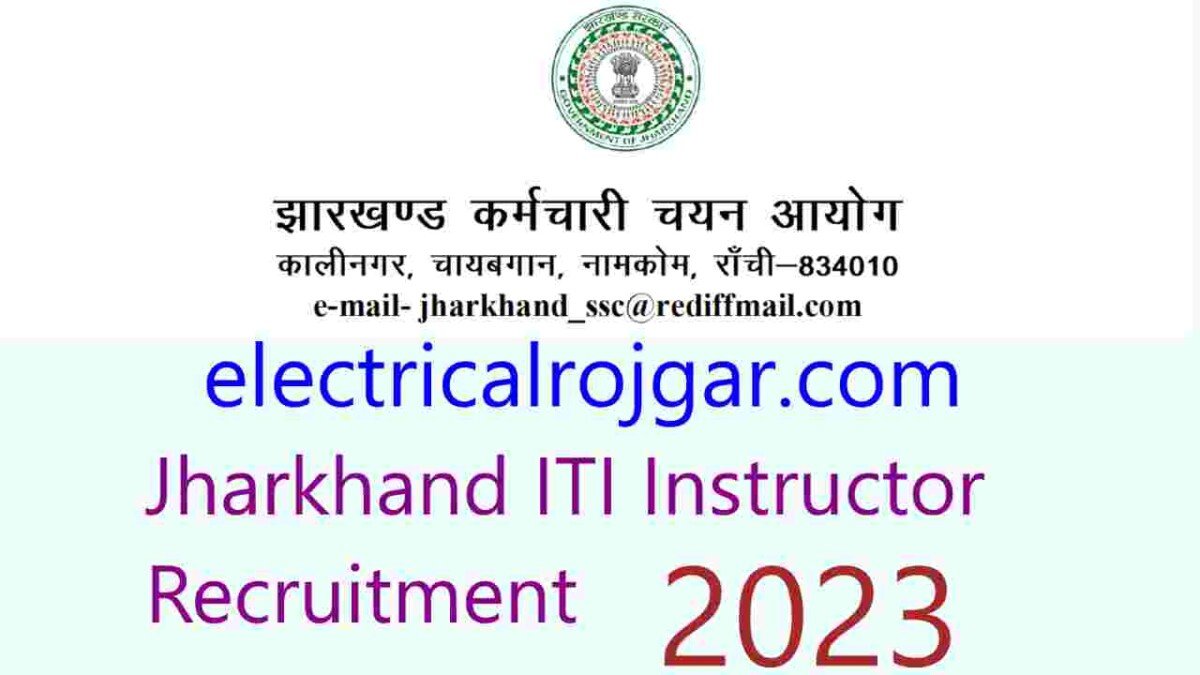Jharkhand Iti Instructor Vacancy Syllabus - Electrical Rojgar